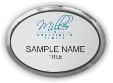 (image for) Miller & Associates Oval Executive Silver badge