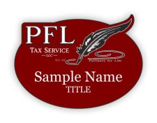 (image for) PFL Tax Service, LLC Shaped Other badge