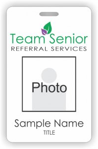 (image for) Team Senior Referral Services Photo ID Vertical badge