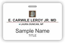 (image for) Dr.LeRoy Pain Management ID Horizontal badge