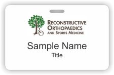 (image for) Reconstructive Orthopaedics ID Horizontal badge