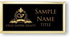 (image for) Veliz Empire Realty Executive Gold and Black badge