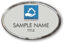 (image for) Le Properties, LLC Oval Prestige Polished badge