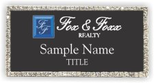 (image for) Fox & Foxx Realty Bling Silver badge