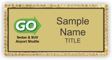 (image for) GO Sedan & SUV/Shuttle Bling Gold badge