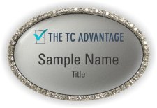 (image for) The TC Advantage Bling Silver badge