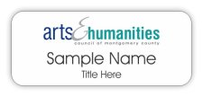 (image for) Arts & Humanities Council of Montgomery Standard White badge