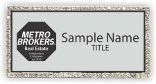 (image for) Metro Brokers Bling Silver badge