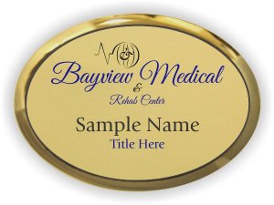 (image for) BayView Medical Rehab Center Oval Executive Gold badge