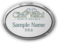 (image for) Clear Vision Realty & Associates Oval Executive Silver badge