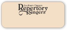 (image for) Southern Oregon Repertory Singers Beige Logo Only badge