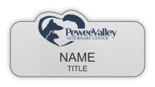 (image for) Pewee Valley Veterinary Center Shaped Silver badge