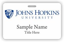 (image for) The Johns Hopkins University ID Horizontal badge