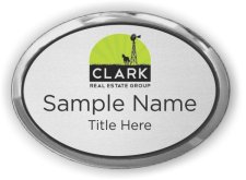 (image for) Clark Real Estate Group Oval Executive Silver badge