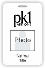 (image for) Park One Vertical Photo ID badge