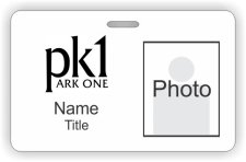 (image for) Park One Horizontal Photo ID badge