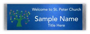 (image for) St. Peter Church Small Meridian Silver badge