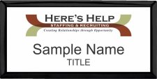 (image for) Here's Help Staffing Executive Black badge