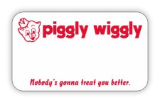 (image for) Piggly Wiggly Standard White badge