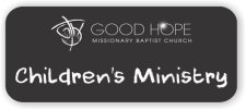 (image for) Good Hope Church Standard Black badge