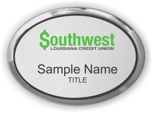 (image for) Southwest Louisiana Credit Union Oval Executive Silver badge