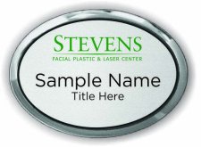 (image for) Stevens Facial Plastic & Laser Center Oval Executive Silver badge