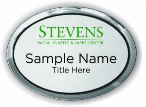 (image for) Stevens Facial Plastic & Laser Center Oval Executive Silver badge