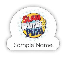 (image for) Slam Dunk Pizza & Family Fun Center Shaped Other badge
