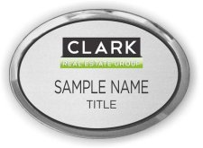 (image for) Clark Real Estate Group Oval Executive Silver badge