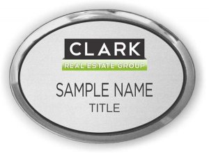 (image for) Clark Real Estate Group Oval Executive Silver badge