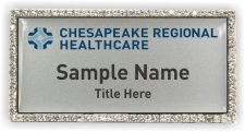 (image for) Chesapeake Regional Healthcare Bling Silver badge