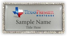 (image for) Texas Premier Mortgage Bling Silver badge