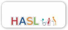 (image for) HASL White Rounded Corners Badge (Logo Only)