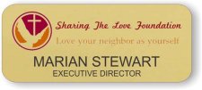 (image for) Sharing the Love Gold Round Corners badge
