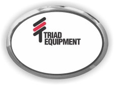 (image for) Triad Equipment Oval Executive Silver Other badge