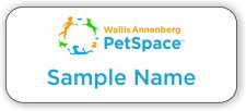 (image for) Wallis Annenberg PetSpace Standard White badge