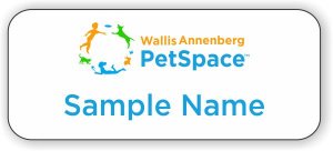 (image for) Wallis Annenberg PetSpace Standard White badge