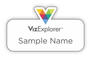 (image for) VizExplorer Shaped White badge