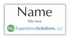 (image for) PLG Experience Solutions, LLC Shaped White badge