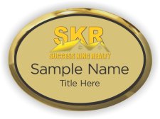 (image for) Success King Realty Oval Executive Gold badge