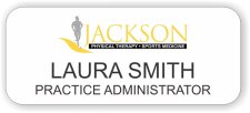 (image for) Jackson Physical Therapy White Rounded Corners badge