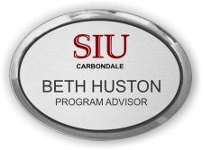 (image for) Southern Illinois University Executive Silver Oval badge