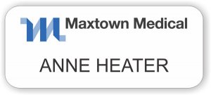 (image for) Maxtown Medical White Rounded Corners badge