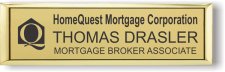 (image for) HomeQuest Mortgage Corporation Small Executive Gold badge