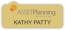 (image for) Asset Planning Corporation Shaped Gold badge