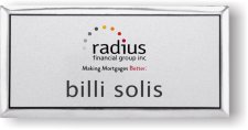 (image for) Radius Financial Group Executive Silver Badge (Logo B)