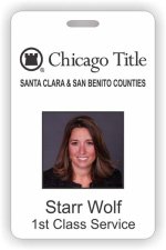 (image for) Chicago Title Company Photo Id - Vertical badge