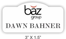 (image for) Baz Group Shaped White badge
