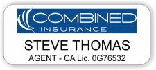 (image for) Combined Insurance White Rounded Corners badge