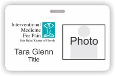(image for) Pain Relief Center of Florida Photo ID - Horizontal badge